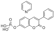 CAS 登录号：97970-92-8， 3-苯基-7-香豆素基磷酸酯半吡啶盐