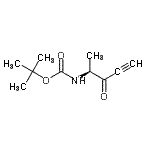 CAS#: 97973-95-0， 2-Methyl-2-propanyl [(2S)-3-oxo-4-pentyn-2-yl]carbamate