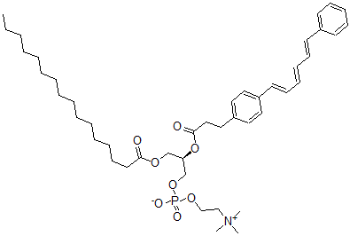 CAS#: 98014-38-1， 1-Palmitoyl-2-((2-(4-(6-Phenyl-1,3,4-Hexatrienyl)Phenyl)Ethyl)Carbonyl)-3-Phosphatidylcholine