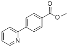 结构式 CAS# 98061-21-3, 4-(2-吡啶基)-苯甲酸甲酯