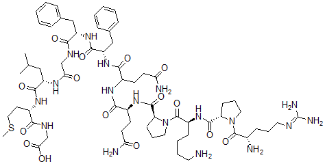 CAS#: 98093-85-7， Substance P, Gly(12)-