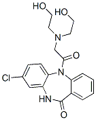 CAS#: 98374-55-1， 11-[2-(Bis(2-hydroxyethyl)amino)ethanoyl]-3-chloro-5H-benzo[b][1,4]benzodiazepin-6-one hydrochloride