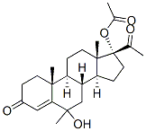 CAS#: 984-46-3， 6-Hydroxy-6-methyl-17-acetoxyprogesterone