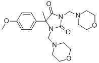 CAS#: 98402-10-9， 1,3-Bis(Morpholinomethyl)-5-(P-Methoxyphenyl)-5-Methylhydantoin