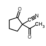 CAS#: 98491-54-4， 1-Acetyl-2-oxocyclopentanecarbonitrile