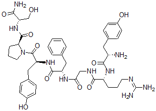 CAS#: 98495-22-8， Arg(2)-Gly(3)-Phe(4)-Dermorphin