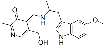 CAS#: 98497-91-7， (4Z)-5-(Hydroxymethyl)-4-[[1-(5-Methoxy-1H-Indol-3-Yl)Propan-2-Ylamino ]Methylidene]-2-Methyl-Pyridin-3-One