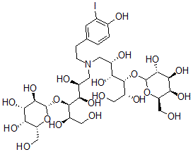 CAS 登录号:98503-07-2, 二乳糖醇 3-碘酪胺