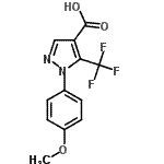 CAS#: 98534-83-9， 1-(4-Methoxyphenyl)-5-(trifluoromethyl)-1H-pyrazole-4-carboxylic acid