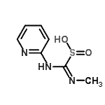 CAS 登录号：98548-10-8， (Z)-(甲基氨基)(2-吡啶基亚氨基)甲烷亚磺酸
