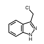 CAS 登录号：98553-89-0， 3-(氯甲基)-1H-吲唑