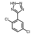 structure of CAS# 98555-71-6, 5-(2,5-Dichlorophenyl)-1H-tetrazole;
