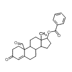 CAS#: 986-02-7， 3,19-Dioxoandrost-4-en-17-yl benzoate