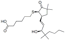 CAS#: 98677-36-2， (1R-(1alpha,5beta(1E,3S)))-6-((5-(3-Hydroxy-4,4-Dimethyl-1-Octenyl)-3,3-Dimethyl-2-Oxocyclopentyl)Thio)Hexanoic Acid
