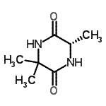 CAS#: 98735-75-2， (6S)-3,3,6-Trimethyl-2,5-piperazinedione