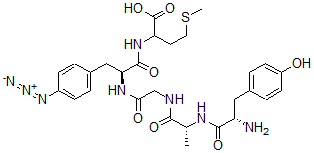CAS#: 98749-66-7， 2-Ala-4-(4-Azido-Phe)-Met-Enkephalin