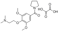 CAS#: 98795-93-8， 1-(3,5-Dimethoxy-4-(2-(Dimethylamino)Ethoxy)Benzoyl)Pyrrolidine Ethanedioate