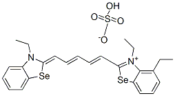 CAS#: 988-93-2， Ethyl 3-ethyl-2-[5-(3-ethyl-3H-benzoselenazol-2-ylidene)penta-1,3-dienyl]benzoselenazolium sulphate