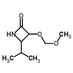 CAS 登录号：98877-82-8， 4-异丙基-3-(甲氧基甲氧基)-2-氮杂环丁酮