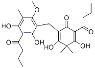 CAS#: 989-54-8， 2-[[2,4-Dihydroxy-6-methoxy-5-methyl-3-(1-oxobutyl)phenyl]methyl]-3,5-dihydroxy-4,4-dimethyl-6-(1-oxobutyl)-2,5-cyclohexadien-1-one