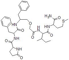 CAS#: 98900-29-9， Pglu(6)-Phe(8)-Psi-(Methyleneoxy)-Gly(9)-Substance P (6-11)