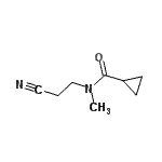 CAS#: 98902-16-0， N-(2-Cyanoethyl)-N-methylcyclopropanecarboxamide