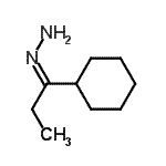CAS#: 98951-13-4， (1Z)-(1-Cyclohexylpropylidene)hydrazine