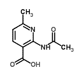 CAS#: 98953-24-3， 2-Acetamido-6-methylnicotinic acid