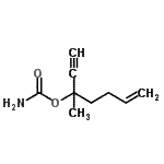CAS#: 98959-70-7， 3-Methyl-6-hepten-1-yn-3-yl carbamate
