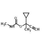 CAS#: 98959-71-8， 2-Cyclopropyl-3-butyn-2-yl methylcarbamate