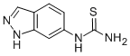 structure of CAS# 99055-55-7, N-(1H-Indazol-6-Yl)Thiourea;Mls000764008;N-(1H-Indazol-6-Yl)Thiourea;Smr000336162
