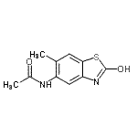 CAS#: 99071-99-5， N-(2-Hydroxy-6-methyl-1,3-benzothiazol-5-yl)acetamide