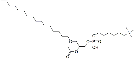 CAS#: 99103-16-9， [(2R)-2-Acetoxy-3-octadecoxypropyl] 6-trimethylammoniohexyl phosphate