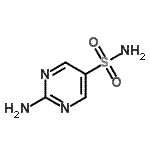 结构式 CAS# 99171-23-0, 2-氨基-5-嘧啶磺酰胺