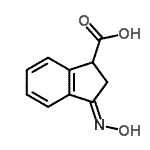 CAS#: 99184-96-0， (3E)-3-(Hydroxyimino)-1-indanecarboxylic acid