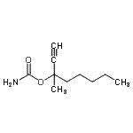 CAS#: 99188-96-2， 3-Methyl-1-octyn-3-yl carbamate