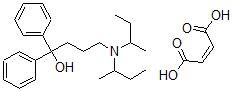 CAS#: 99465-44-8， 4-Diisobutylamino-1,1-diphenyl-1-butanol maleate