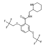 CAS#: 99495-92-8， N-(2-Piperidinylmethyl)-2,5-bis(2,2,2-trifluoroethoxy)benzamide