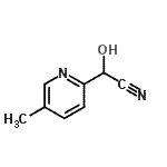 CAS#: 99584-04-0， Hydroxy(5-methyl-2-pyridinyl)acetonitrile