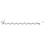 CAS#: 99688-43-4， sodium 2-[2-[2-[2-(2-methoxyethoxy)ethoxy]ethoxy]ethoxy]ethyl hydrogen phosphate