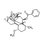 CAS#: 99759-48-5， (6S,9S,14R,17S,18R,19S)-12-Ethyl-9-hydroxy-17-methoxy-14-methyl-4-oxo-5-oxa-12-azahexacyclo[8.7.2.1<sup>2,6</sup>.0<sup>1,11</sup>.0<sup>3,9</sup>.0<sup>14,18</sup>]icos-19-yl benzoate