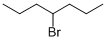 结构式 CAS# 998-93-6, 4-溴-庚烷