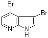 3,4-Dibromo-7-azaindole molecular structure (CAS 1000340-33-9)