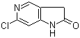 结构式 CAS# 1000342-80-2, 6-氯-1,3-二氢-2H-吡咯并[3,2-c]吡啶-2-酮