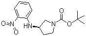 (3R)-3-[(2-Nitrophenyl)amino]-1-pyrrolidinecarboxylic acid 1,1-dimethylethyl ester molecular structure (CAS 1000370-76-2)