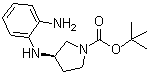(3R)-3-[(2-Aminophenyl)amino]-1-pyrrolidinecarboxylic acid 1,1-dimethylethyl ester molecular structure (CAS 1000370-80-8)