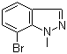结构式 CAS# 1000576-59-9, 7-溴-1-甲基吲唑