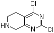结构式 CAS# 1000578-08-4, 2,4-二氯-5,6,7,8-四氢吡啶并[3,4-d]嘧啶