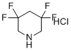 3,3,5,5-四氟-哌啶盐酸盐分子结构 (CAS 1001337-97-8)