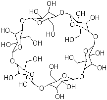 Cyclohexapentylose molecular structure (CAS 10016-20-3)